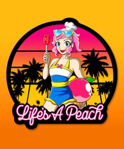 Life’s A Peach Sticker