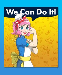 We Can Do It Sticker